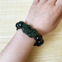 Xinjiang and Tian Yuleu Hands Strings Jade Jade Jade Jade Jade Buddha Pearl Bracelet transfer beads male and female