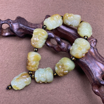 And Tian Yuseed Sugar Material of Sugar Hand Strings of Men and Womens Jade Literary Play to Handhold Sugar White Rohans Handheld