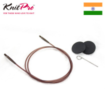 Knitpro Ginger brown imported needle rope detachable loop needle connection rope loop needle rope tool Z578
