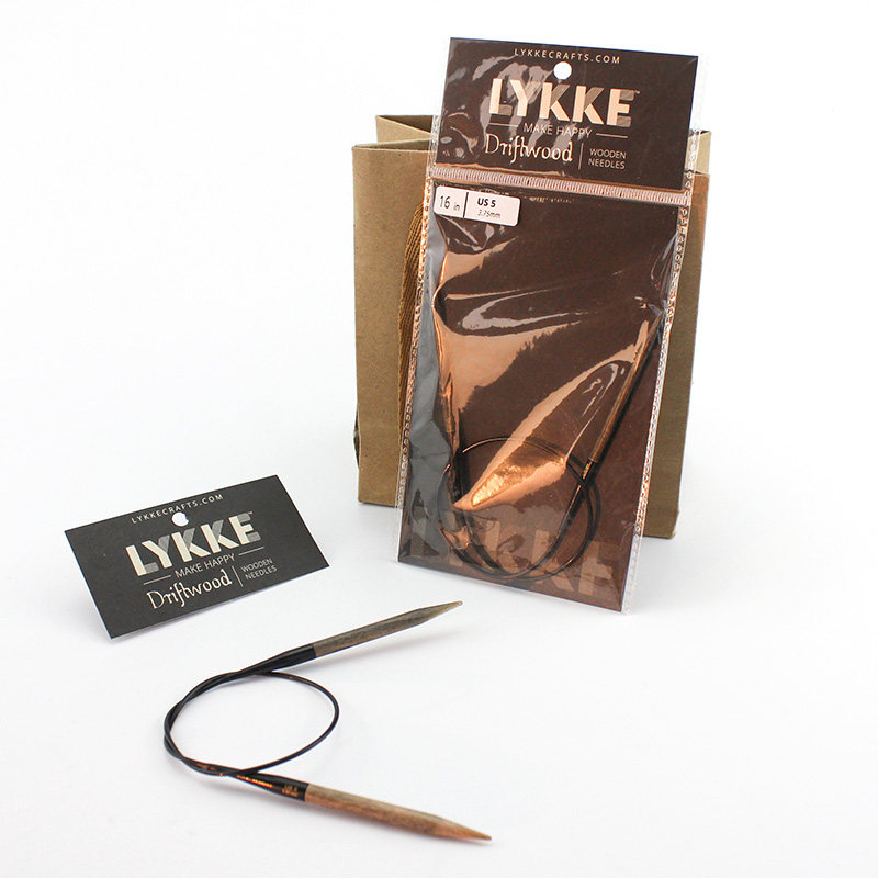 LYKKE40cm 16in imported ring needle wooden ring needle loop knitting sweater needle loop needle ring needle Z355