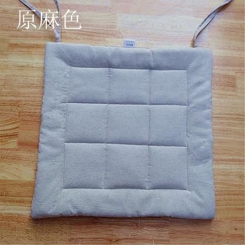 Màu sắc rắn và vải lanh đệm ghế ăn đệm mỏng xe ghế đệm văn phòng đệm sofa đệm nệm Bay cửa sổ đệm kèn - Ghế đệm / đệm Sofa đệm ghế gỗ đẹp