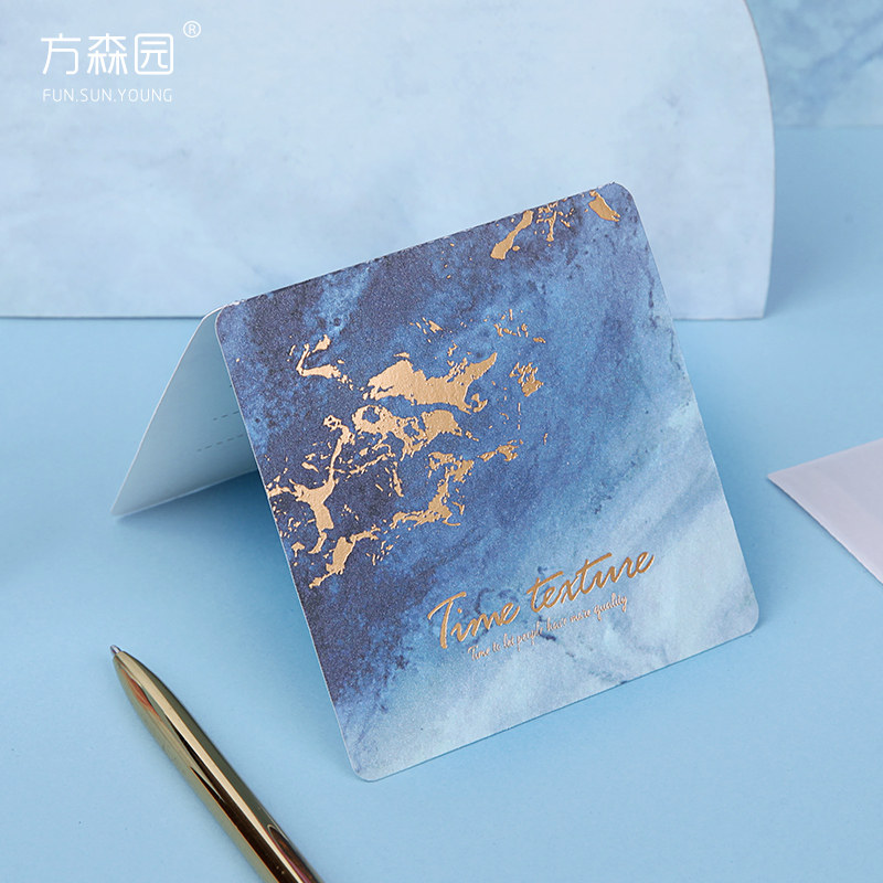 New Original Birthday Card Valentine's Day Send Boyfriend Blessed Paper with Envelope Diy Handicrafts