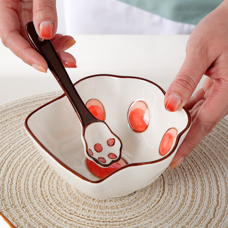 The dishes suit household ceramics dinning plate children 's creative cartoon Japanese compartment space plate one lovely tableware