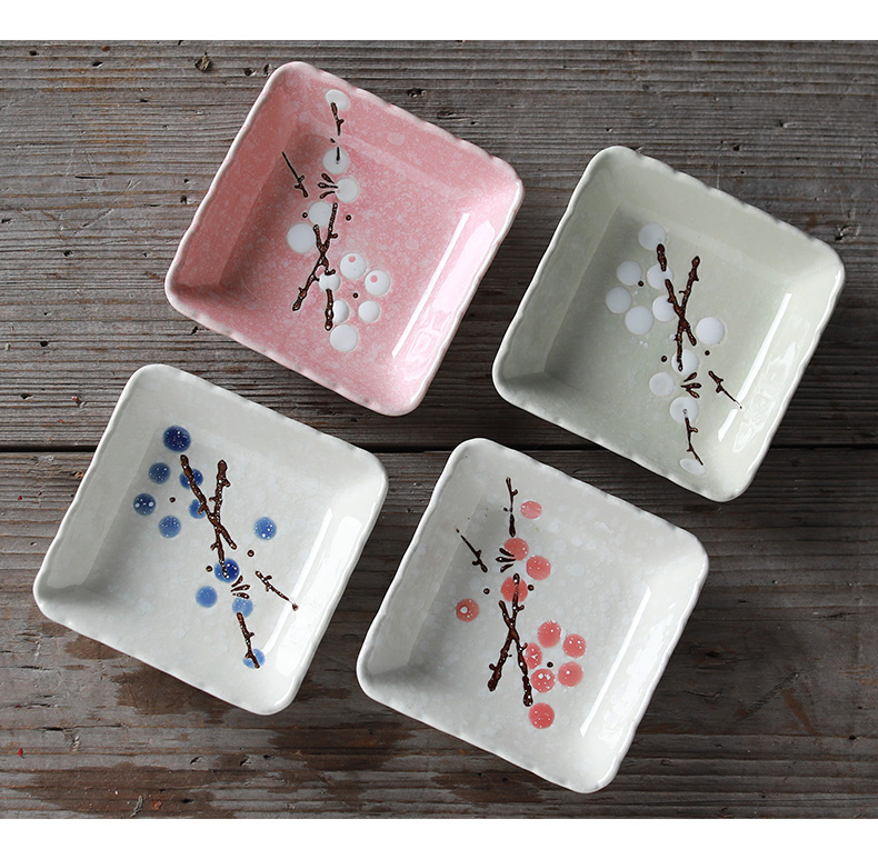 Household ceramics small plate taste dish of creative move dipping sauce dish pickles plate, snack plate tableware