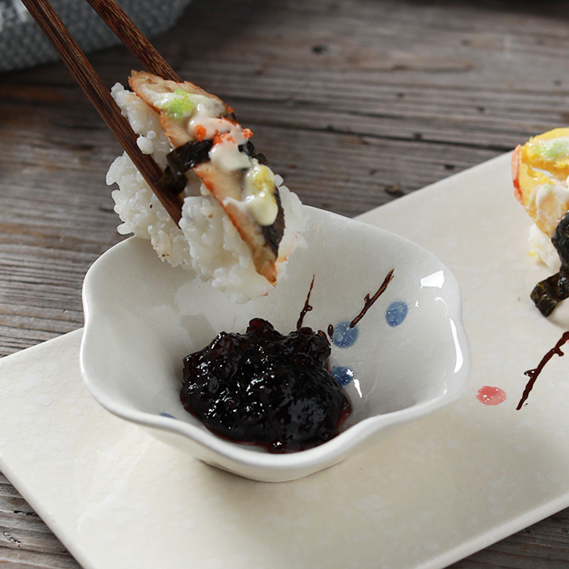 Ceramic household small dishes taste dish of creative move dipping sauce dish pickles plate, snack plate tableware