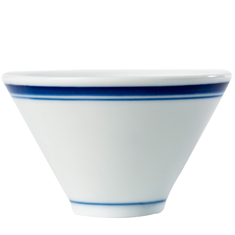 Jingdezhen old blue edge to use household contracted hat to pull under the rainbow such as bowl bowl nostalgic glaze color restoring ancient ways tableware individual