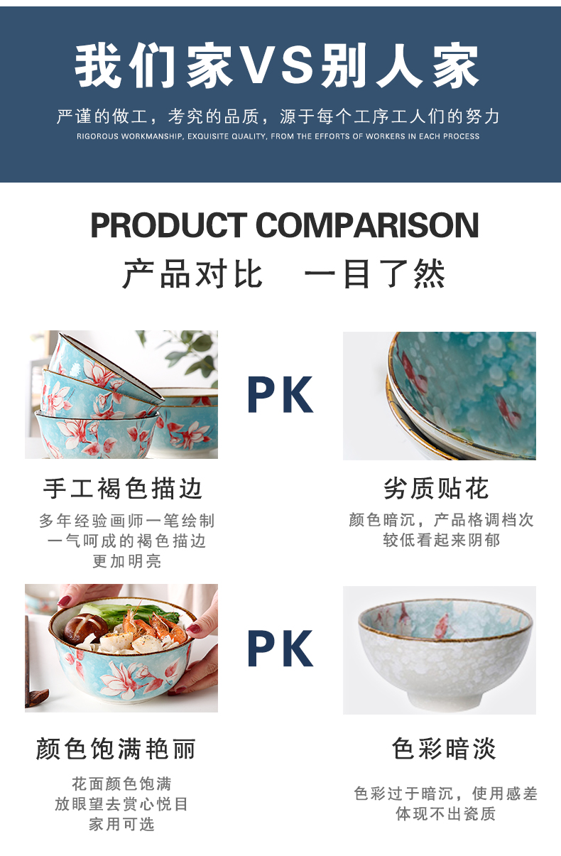 Japanese ceramic bowl with the creative move of the loaded 10 ipads porcelain bowl rainbow such as bowl bowl under a single glaze color tableware