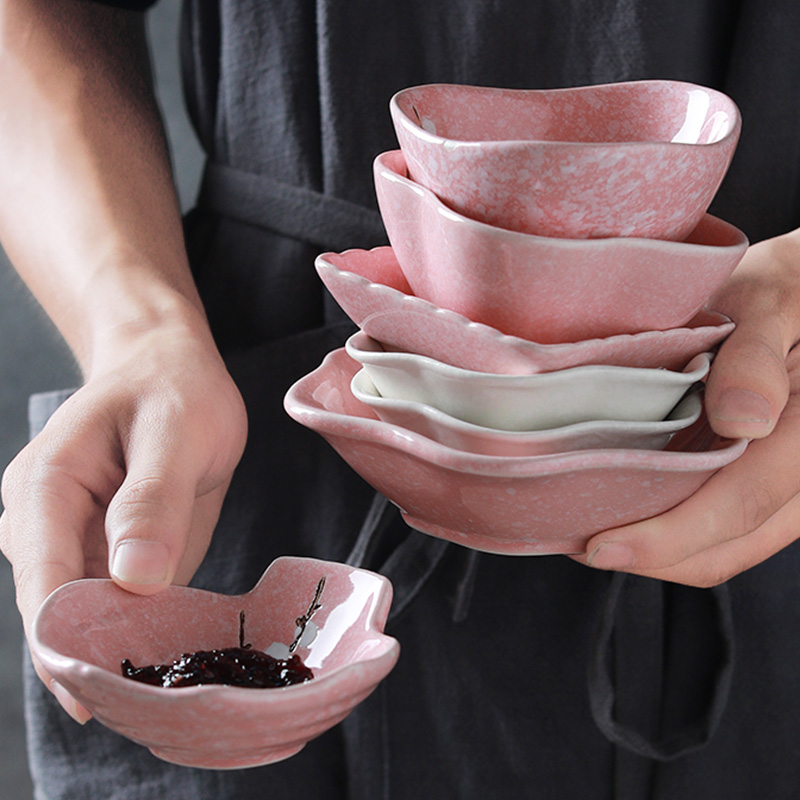 Ceramic household small dishes taste dish of creative move dipping sauce dish pickles plate, snack plate tableware