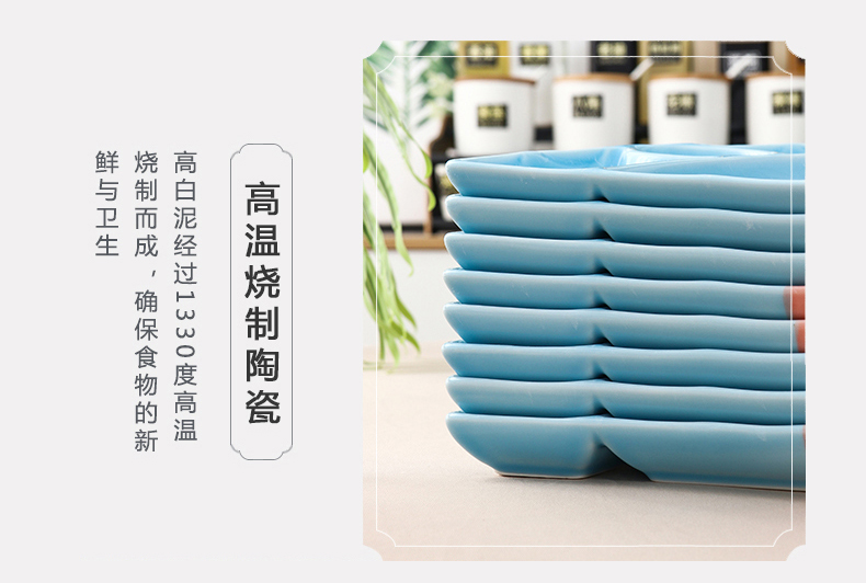 Creative new seafood hot pot dishes suit household ceramics reunion dinner party web celebrity platter tableware