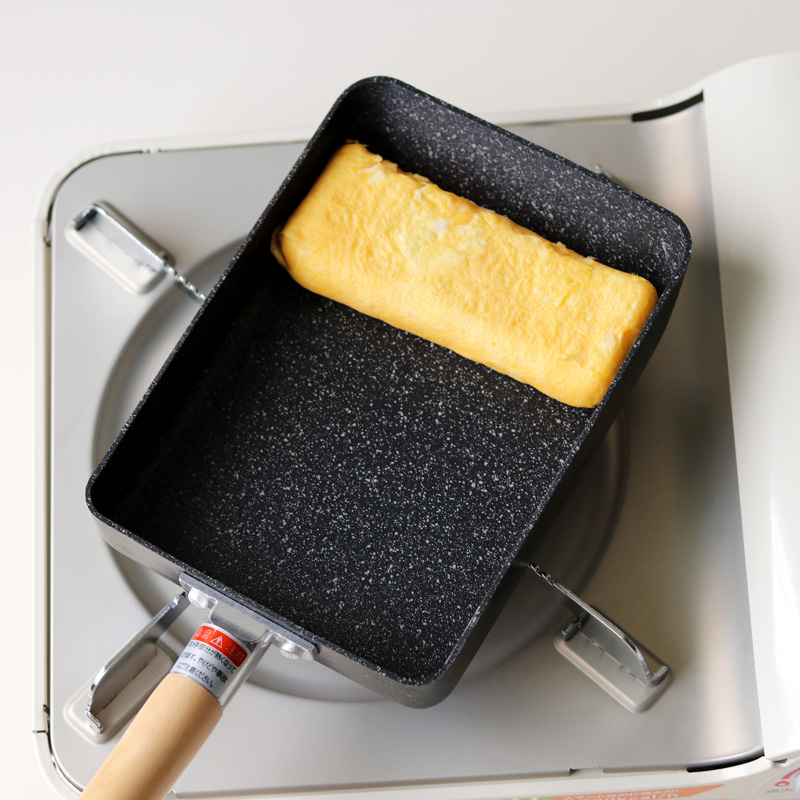 Japanese-style jade pot, bento, thick egg, non-stick pot, egg roll frying pan, general purpose gas induction cooker