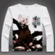 Tokyo Ghoul 喰 金 金 Kim Jung Kirishima Dong Xiang Anime Nhật Bản xung quanh quần áo áo thun dài tay thoải mái - Carton / Hoạt hình liên quan