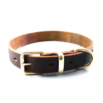 Dog collar pet collar dog chain dog collar dog pet supplies soft cowhide collar