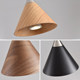 Song Dynasty Aesthetic Adjustable Small Pendant Lamp Bedroom Bedside Lamp Retractable Stretch Lamp Zen Style Walnut Solid Wood Long Cord Adjustable