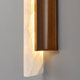 Song-Style Aesthetic Marble Wall Lamp, Vintage Coffee Color, Bedroom Bedside, Living Room, High-End Tea Room, Hallway, Corridor Atmosphere Decoration