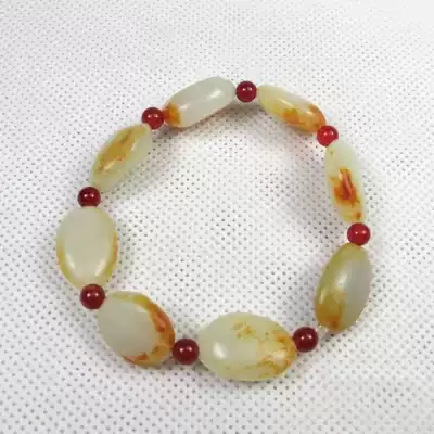 Hetian jade seed raw stone jade bracelet for men and women Hetian jade pendant necklace Jade pendant Jade jade