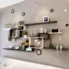 Wall shelf Background wall wall hanging wall cabinet Living room Dining room Bedroom bed head decorative frame Creative lattice