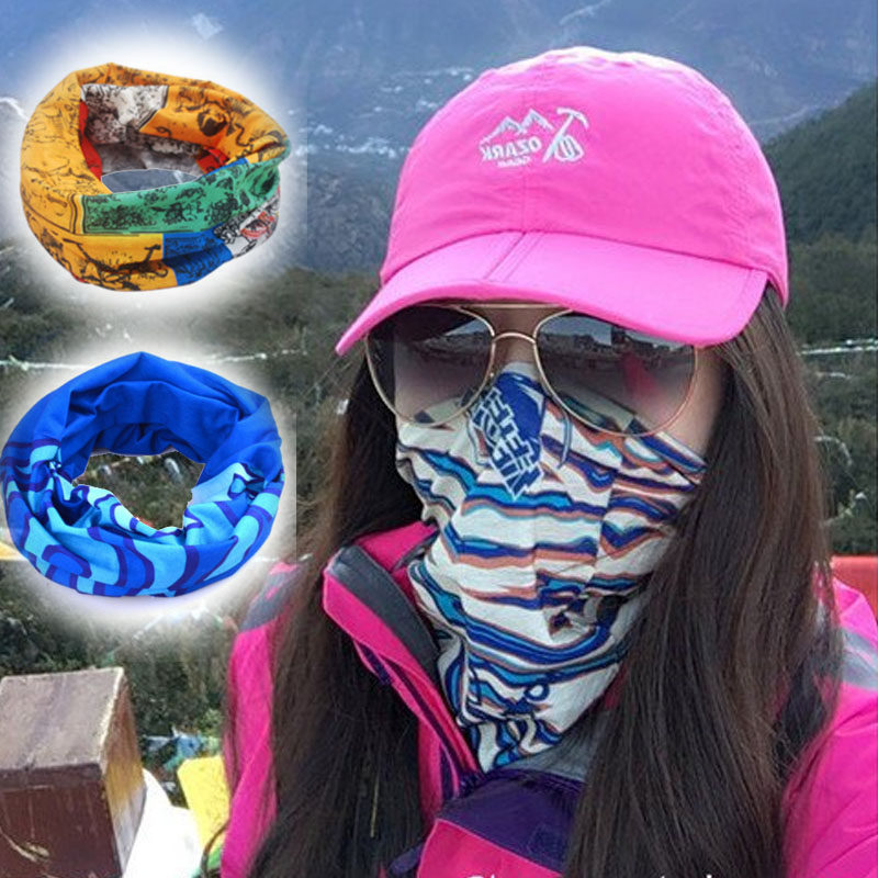 Magic headscarf Sport hip-hop 100 Variable Scarf Outdoor Fishing Sunscreen Full Face Mask Male neck Riding Headscarf Woman