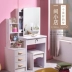 Bàn trang điểm đơn giản phòng ngủ căn hộ nhỏ mini công chúa đa năng bàn trang điểm tiết kiệm hiện đại bàn trang điểm nhỏ - Bàn bàn để máy tính đơn giản Bàn