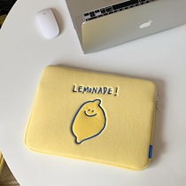 (Order) SecondMorning Korea Cute Lemon iPad Tablet Laptop Bag