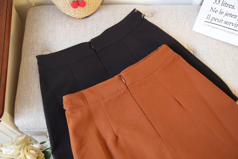 VK旗艦店 韓國風淑女氣質紡襯衫高腰短裙套裝長袖裙裝