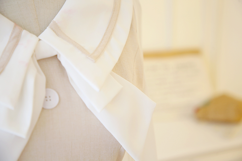 VK旗艦店 韓國學院風雪紡拼接百褶半身裙套裝長袖裙裝