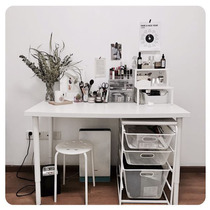 Simple Nordic ins wind net red table Limon White 60*100 small red book bedside desk Dining table study table