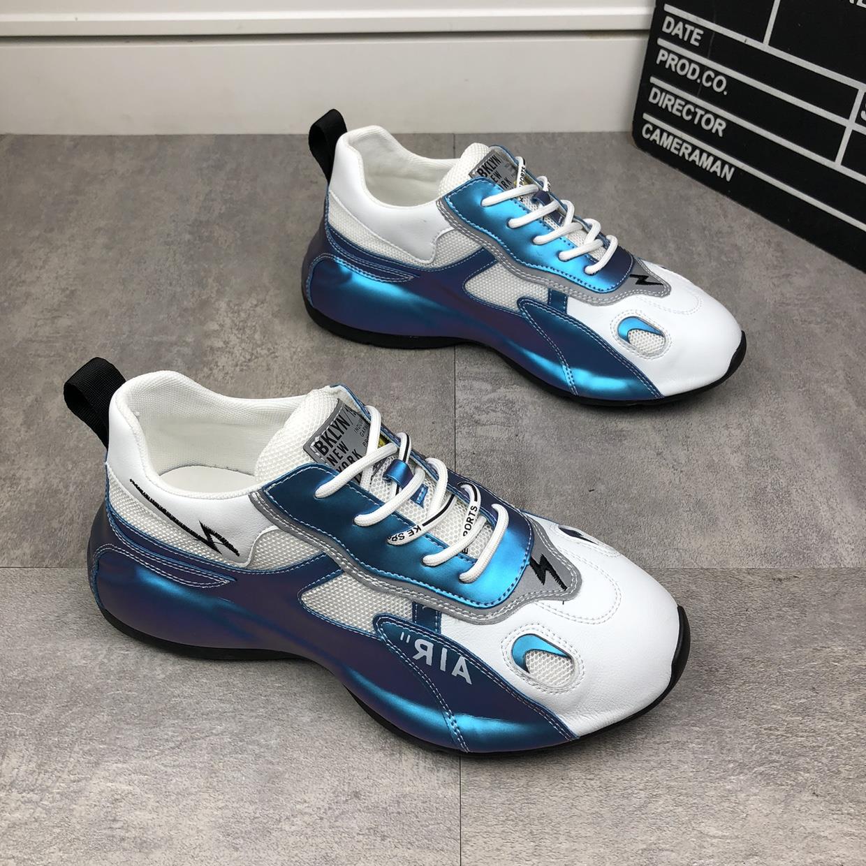 Hong Kong trendy brand 2022 winter low-top mesh shoes Korean version mesh surface breathable casual shoes with heightened bag bottom daddy shoes trendy men