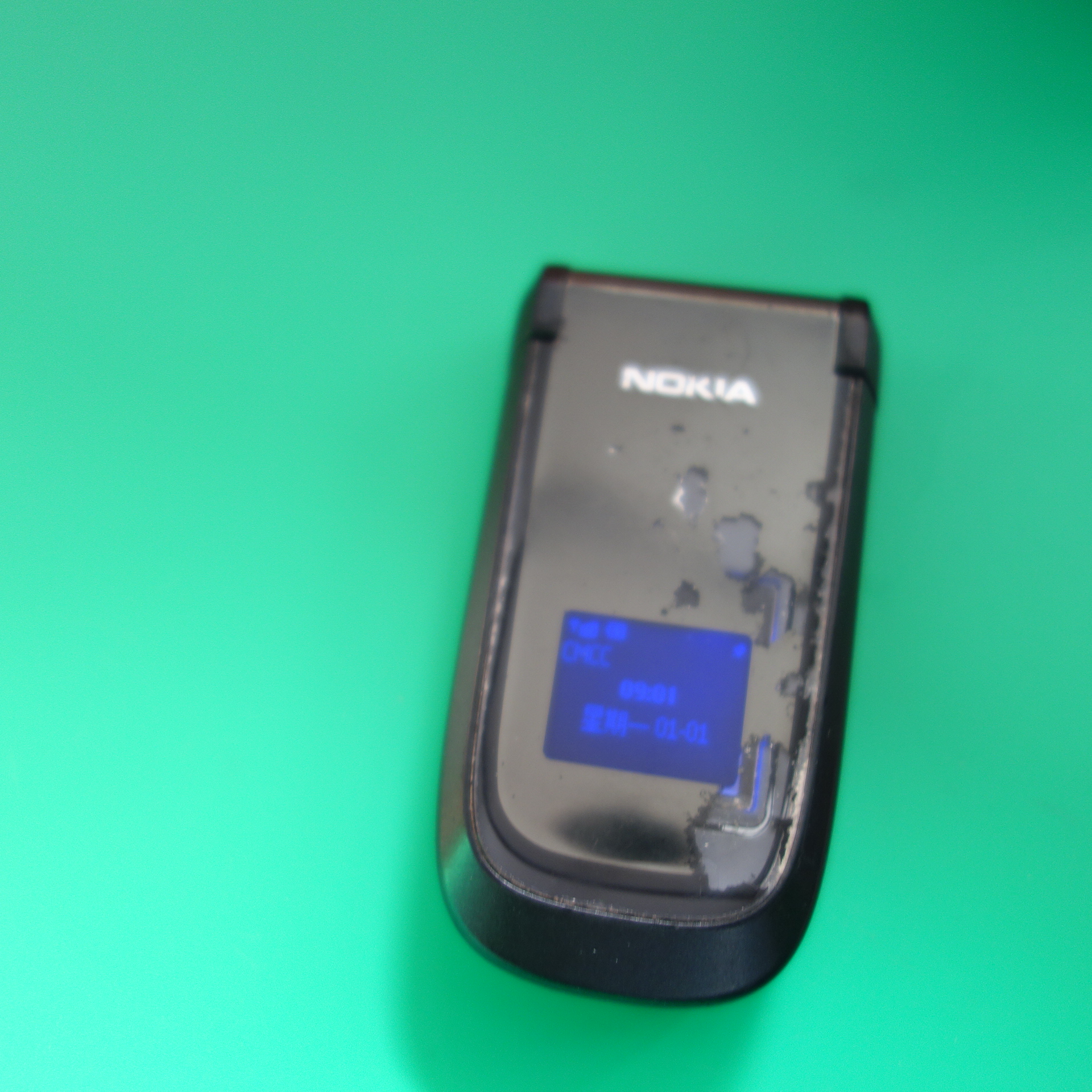 Original fit NOKIA2660 mobile phone second hand NOKIA2660 flip color screen NOKIA spare phone old age machine