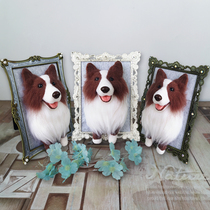 Wool felt border pastoral photo frame pet dog custom DIY simulation samayer new product