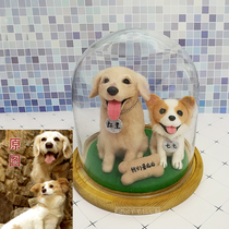 Wool felt DIY simulation pet dog golden hair Keji Bo Mei ornaments custom home living room office new products