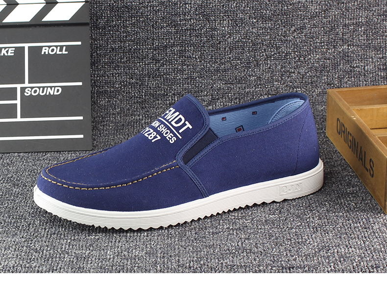 Giày nam mùa thu giày sneaker thoáng khí Phiên bản Hàn Quốc của xu hướng giày thông thường giày đế thấp giúp giày lười giày cũ Bắc Kinh giày xtep