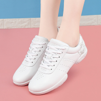 Square dance shoes aerobics shoes mens and womens aerobics workplace sports shoes broadcast gymnastics training competition special shoes