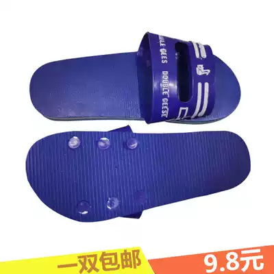 Zhanjiang flip flops men Leizhou Hongta Guangxi duck slippers bathroom non-slip Yangchun Hainan double goose brand slippers women