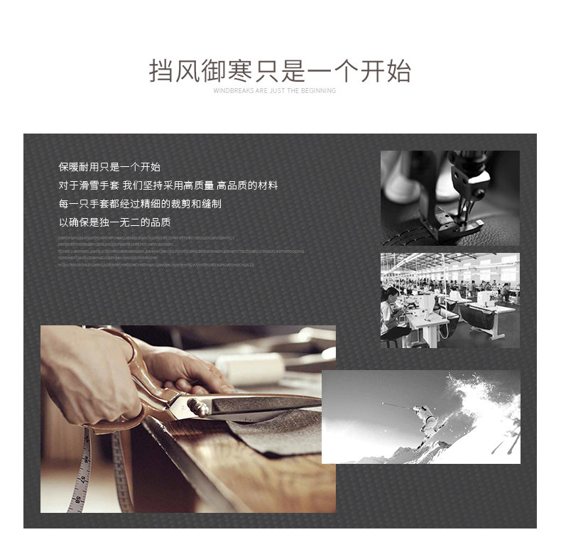 Găng tay đi xe đạp ngoài trời mùa đông trượt tuyết ấm áp không thấm nước găng tay màn hình cảm ứng găng tay dày chống trượt cho nam và nữ - Găng tay bao tay nữ