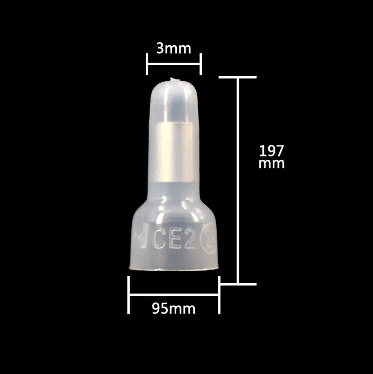 CE2 preferential factory direct sales 1000 pack closed terminal pacifier wire quick connector wiring crimping cap