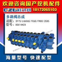 Adapted to Sany 65 75 excavator multi-way valve assembly distribution valve distributor main valve Rexroth 8SX14H2X