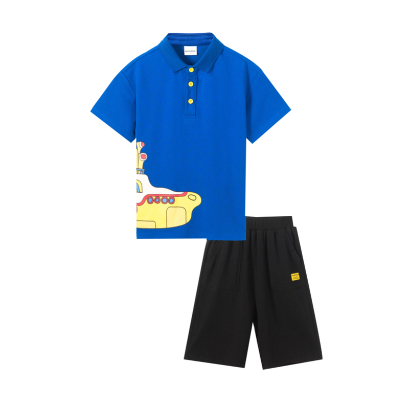 Barabara của Battibati trai ngắn tay áo vỏ bọc Sport Kids Polo Hai mảnh mới 2020.