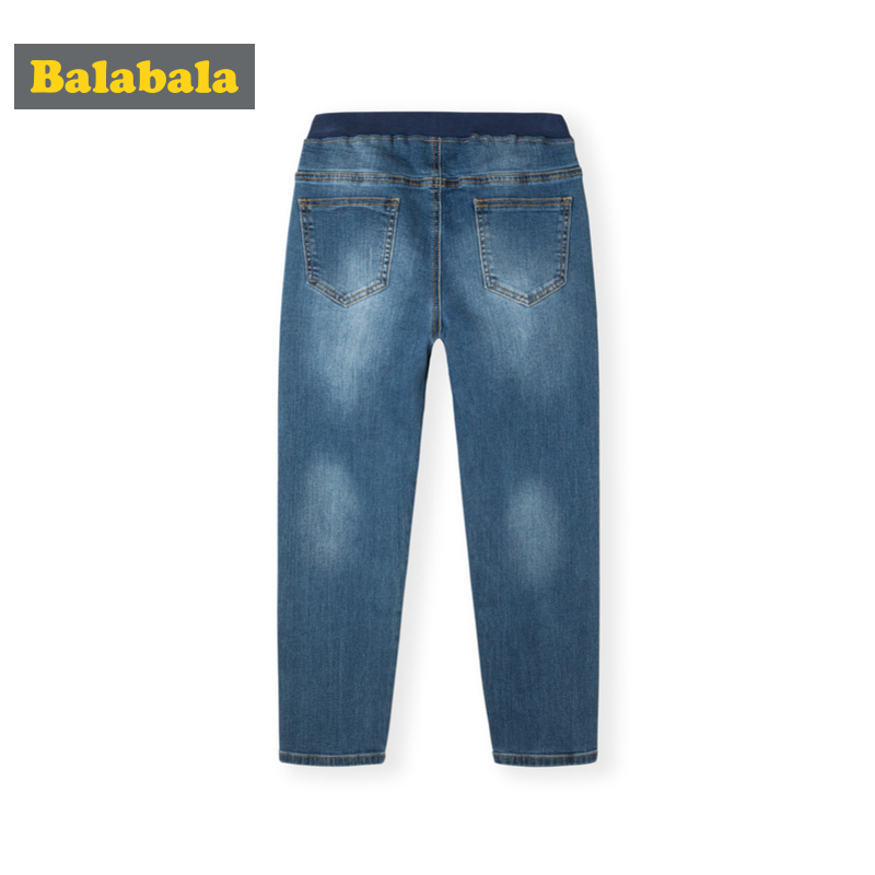 Balabala trẻ em quần Jeans 2020 mới mùa thu Casual Pants quần Với quần Trong một yaw Wave.