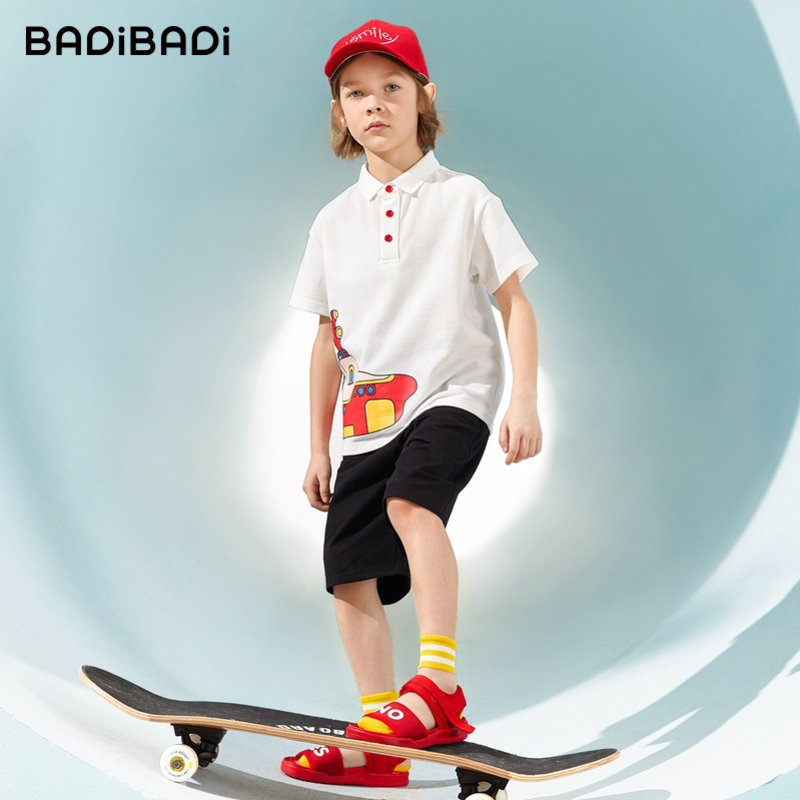 Barabara của Battibati trai ngắn tay áo vỏ bọc Sport Kids Polo Hai mảnh mới 2020.