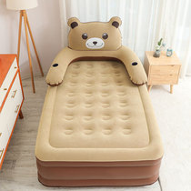 Direct selling Bear inflatable bed double household air mattress bed single brown air bed floor