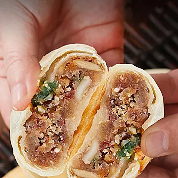 老式五仁月饼4饼4味送礼礼盒多口味散装