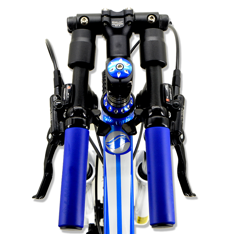 Quick-release electric scooter foldable handlebar mountain bike head handlebar horizontal straight put bicycle modification accessories