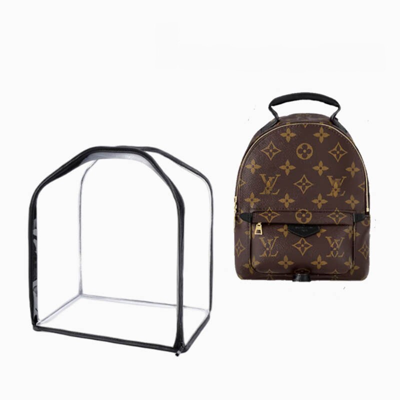 Suitable for Lv Palm Springs Little Pepper Backpack, Small School Bag, Dustproof Bag, Bag Protective Cover, Transparent