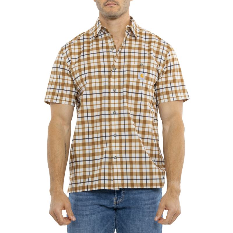 Carhartt 106747 Force ® Sun Defender Relaxed Fit Lightweight Short-Sleeved Shirt Carhartt 106747 Force ® Sun Defender Relaxed Fit Lightweight Short-Sleeved Shirt