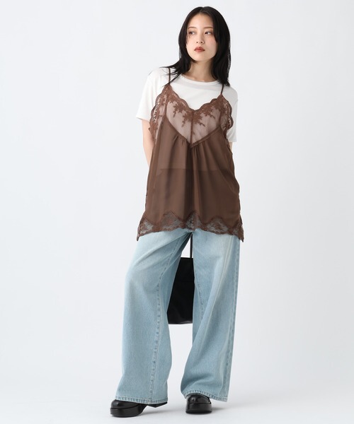 Jeanasis Lace Camisole, Japanese Style, Pure and Versatile Fashion Jeanasis Lace Camisole, Japanese Style, Pure and Versatile Fashion