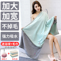 Bath towel household female cotton absorbent large adult bath towel Male soft non-hair loss cotton quick-drying gauze bath towel