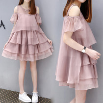 Net red pregnant womens dress autumn summer dress dress tide hot mother set Fashion 2020 Summer age