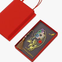 Tsinghua University Bookmark DIY brass Chinese style famous school in the future can be customized architecture creative student gifts