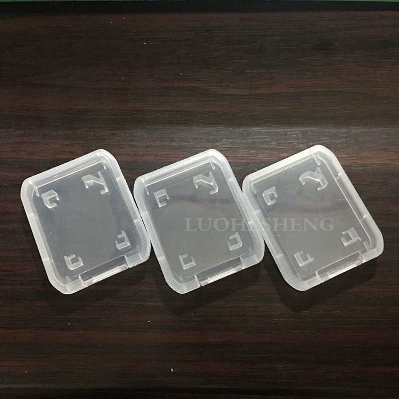 SD thickened small white box large card camera memory card box memory card box SD large card box thickened spot