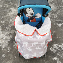 Autumn Winter Stroller with Blanket Cart Blanket Stroller Carpet Lamb velvet baby carrier available warm blanket newborn gift